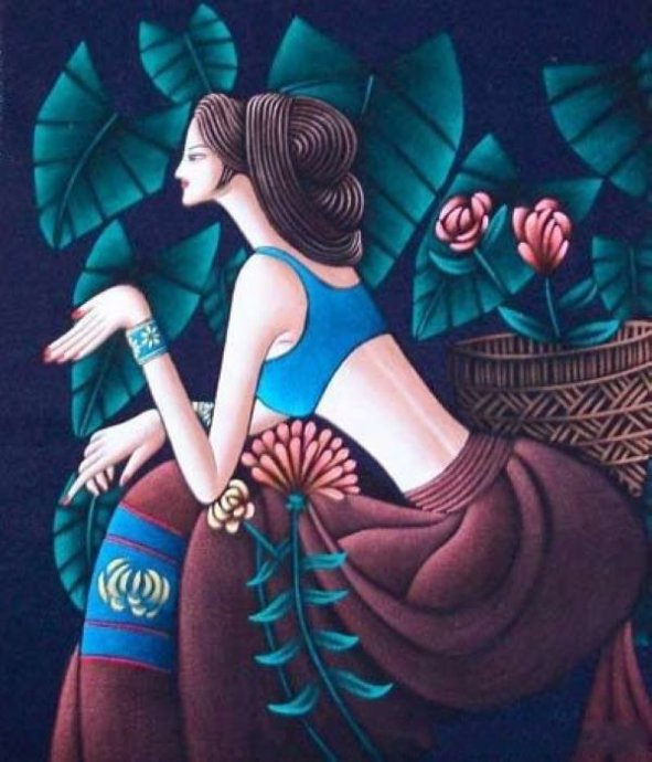 贵州扎染艺术简介,苗族蜡染艺术作品欣赏