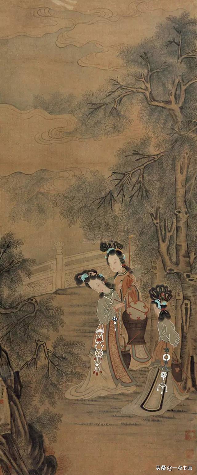 明仇英拍卖60亿的作品,明仇英桃源仙境图临摹