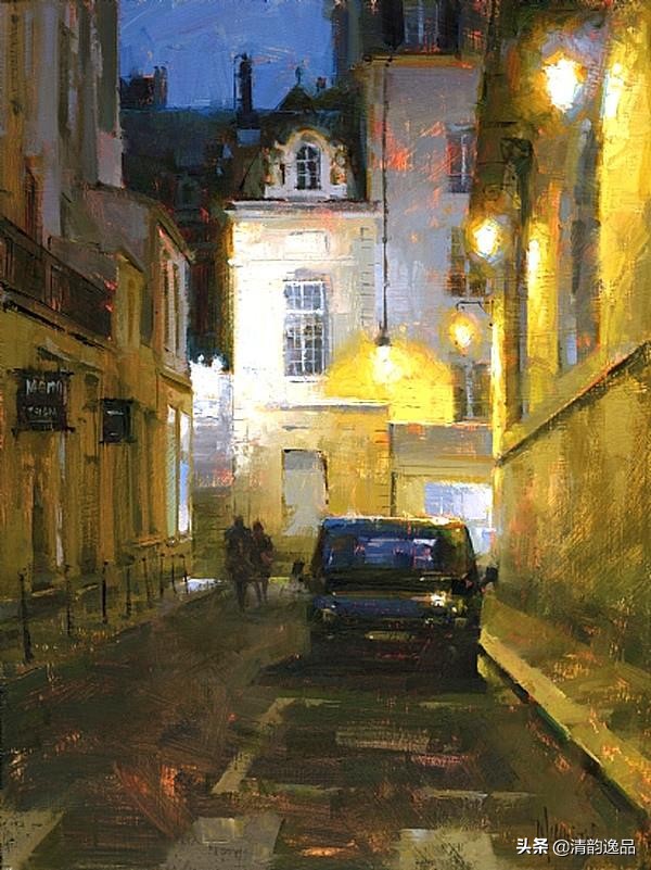 美国艺术家乔biwler油画作品赏析,丽莎印象派油画欣赏