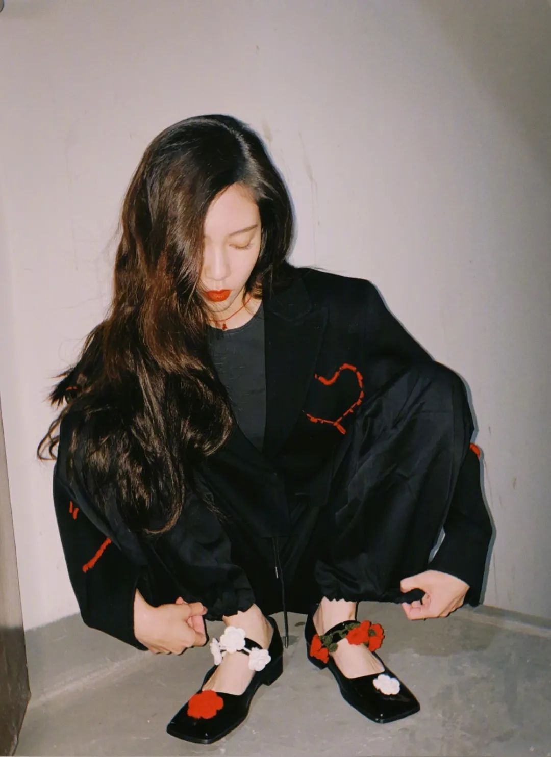 ins风穿搭玛丽珍鞋,小腿袜玛丽珍鞋穿搭合集