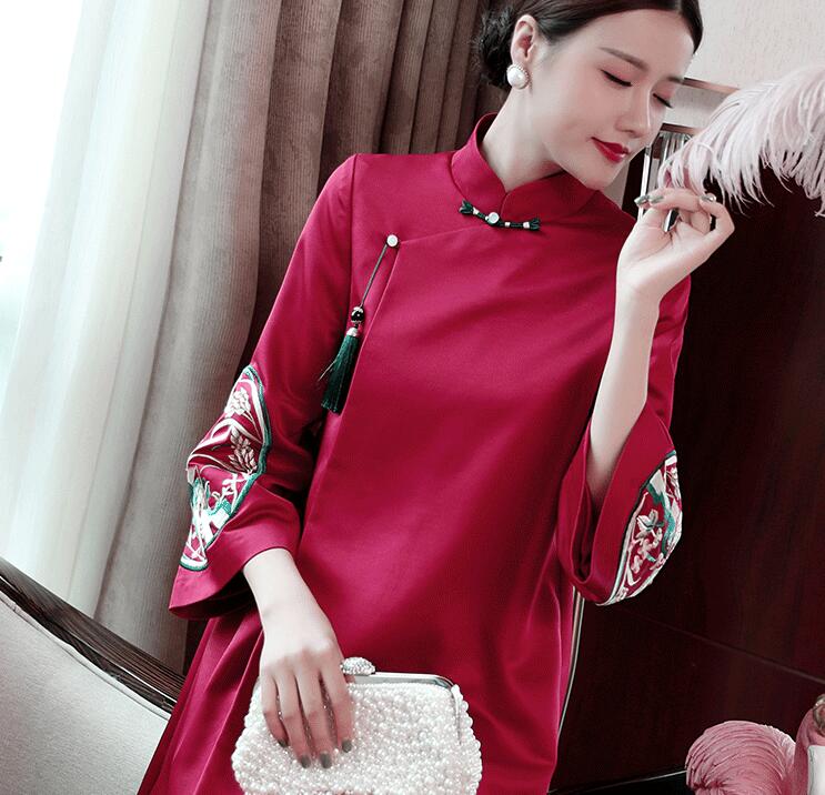 时尚优雅端庄妈妈婚礼服,参加婚礼穿什么衣服合适妈妈装