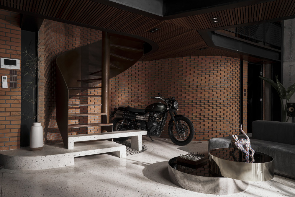 毛坯工业风最省钱装修攻略,客厅工业风高级感装修效果图