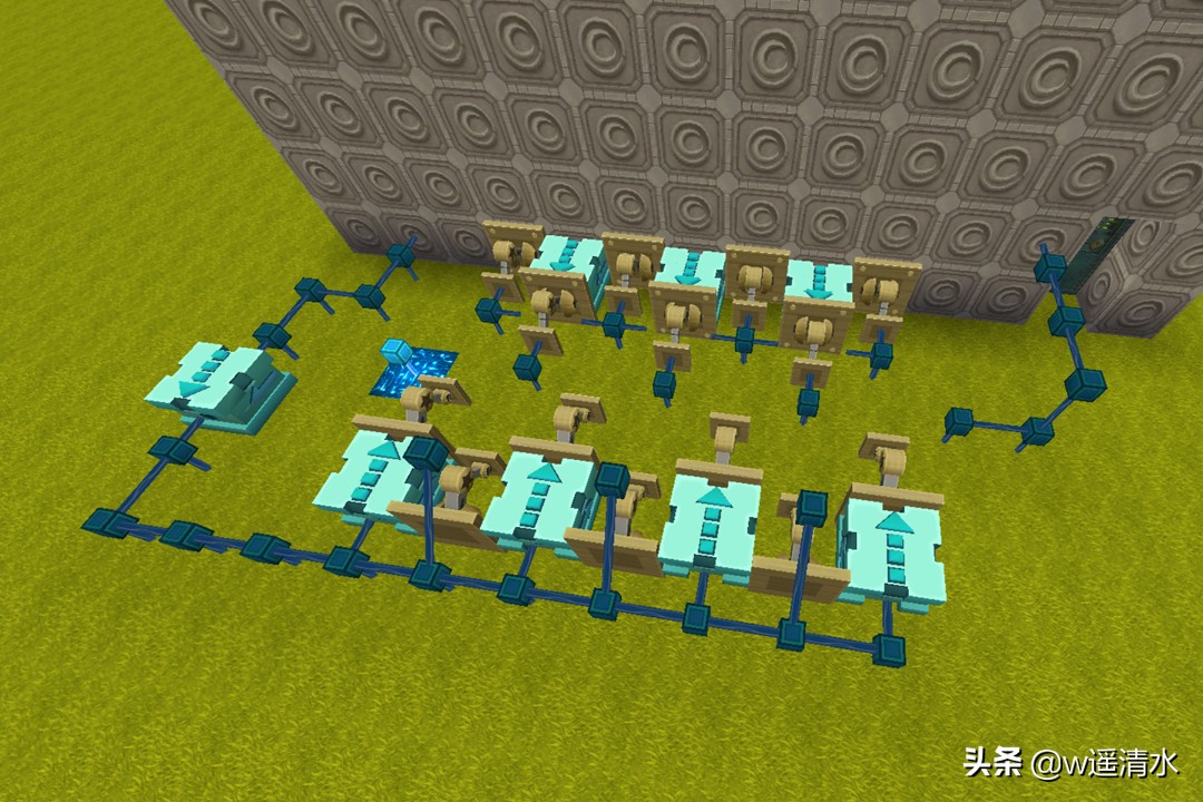 迷你世界高科技隐蔽门,迷你世界高科技的密码门