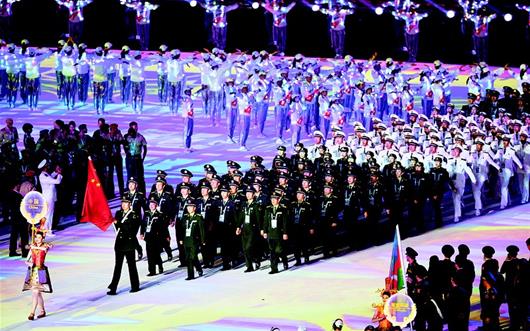 第七届世界军人运动会在武汉隆重开幕习*平近**出席开幕式并宣布运动会开幕