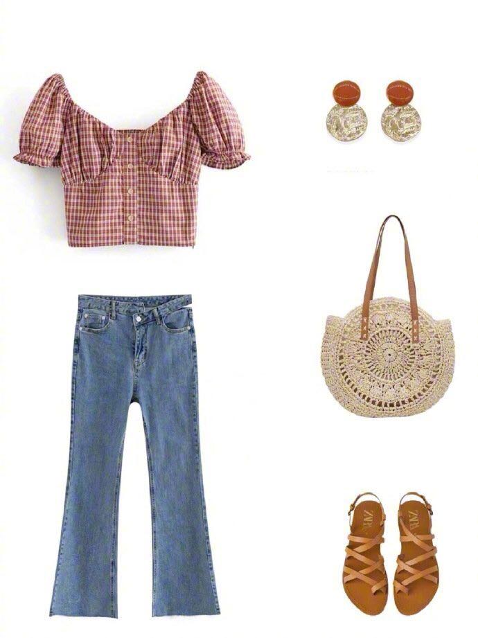 夏季简单裤装搭配，舒适又美丽，休闲时随意穿穿也很迷人