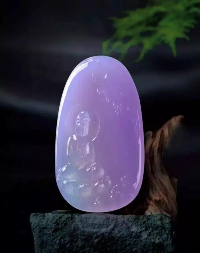 蓝底紫罗兰翡翠,粉紫罗兰和蓝紫色翡翠哪个更值钱