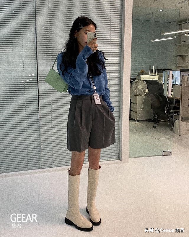 韩国职场时尚穿搭,通勤穿搭夏天女韩国职场