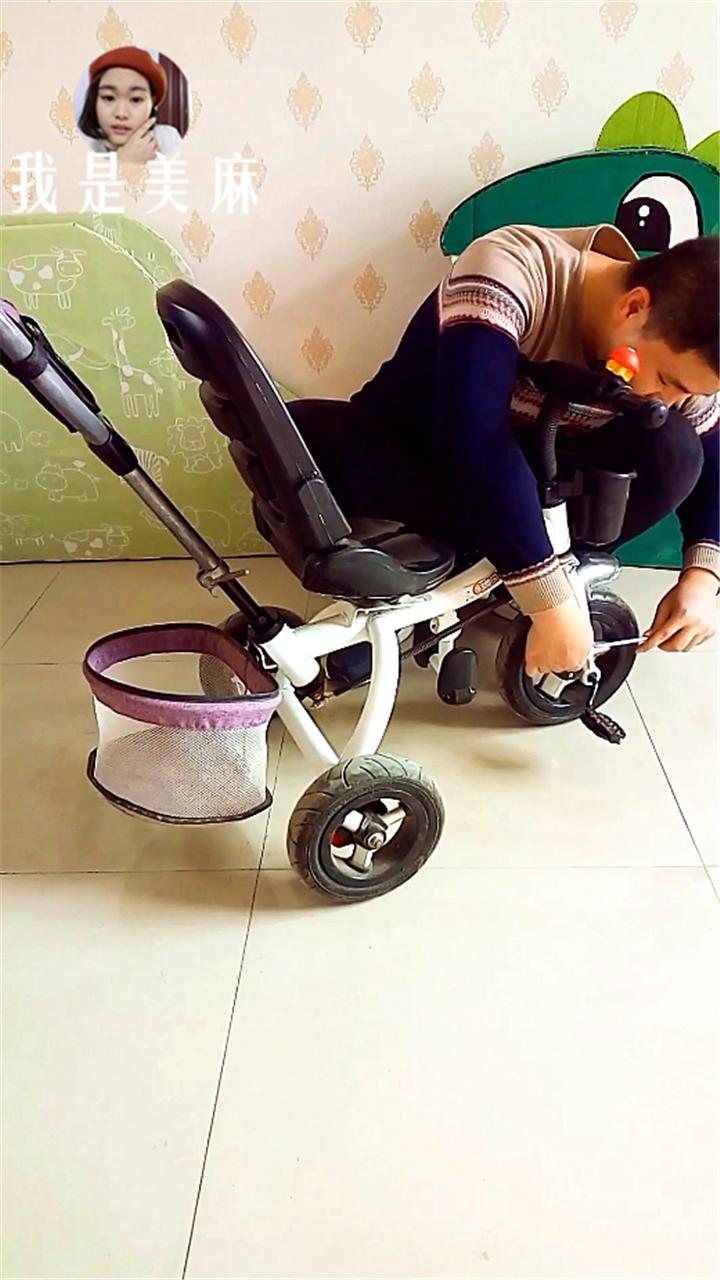 爸爸自制卡丁车,爸爸给儿子做了一辆跑车