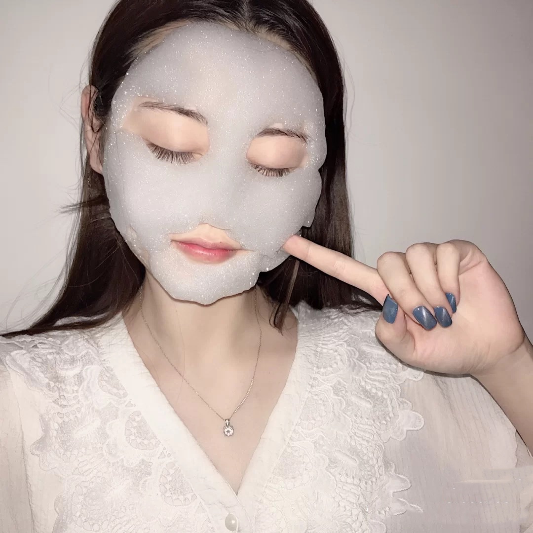 泡泡面膜真的能祛粉刺吗,花青素泡泡面膜改善毛孔去黑头