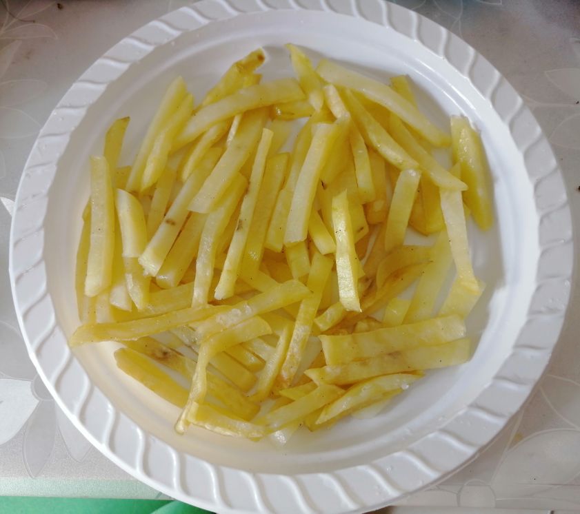 无油炸薯条烤箱版,烤箱版薯条直接烤