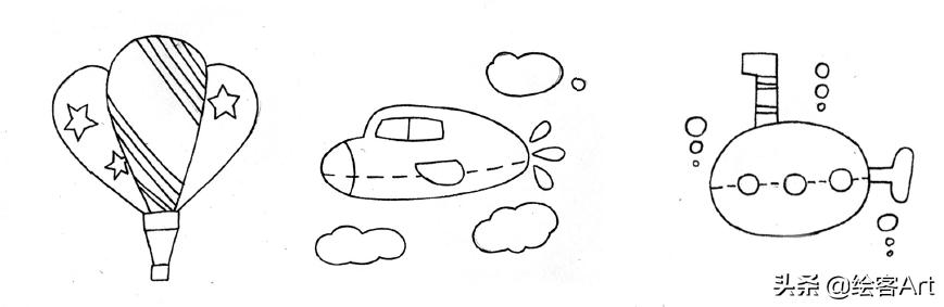 手把手教简笔画手帐素材,简笔画小猪猪超可爱手帐边框图案