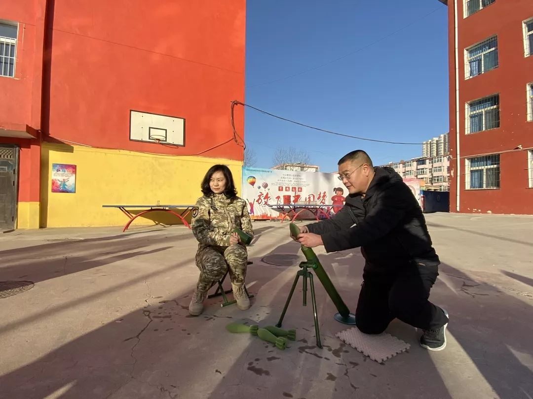 小学国防教育进校园,县街小学国防教育