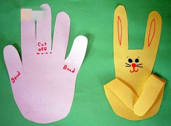 复活节兔子手工外发,复活节兔子彩蛋做手工