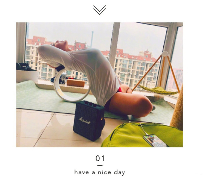 江映蓉健身后的视频,江映蓉在家健身