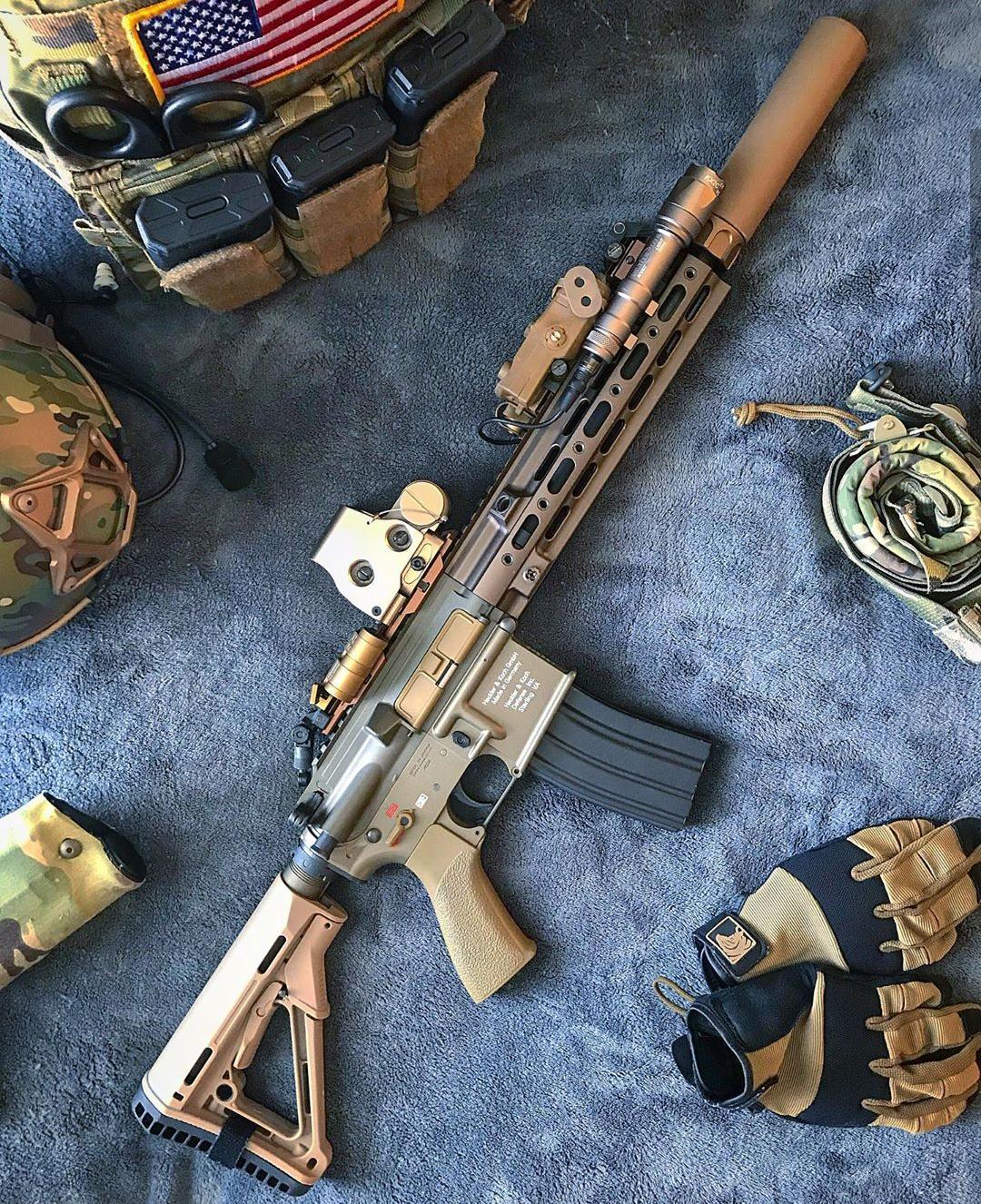 美军hk416和mk18,美军为什么喜欢用hk416