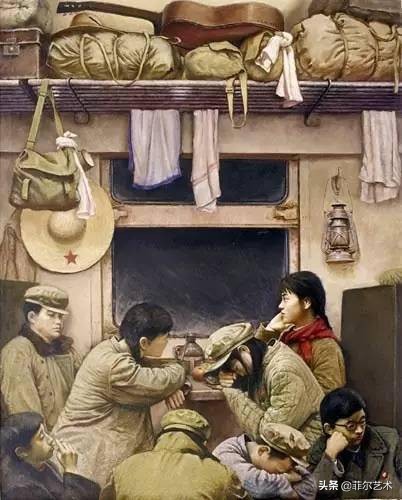 诗中有画的油画作品,油画人物写实油画