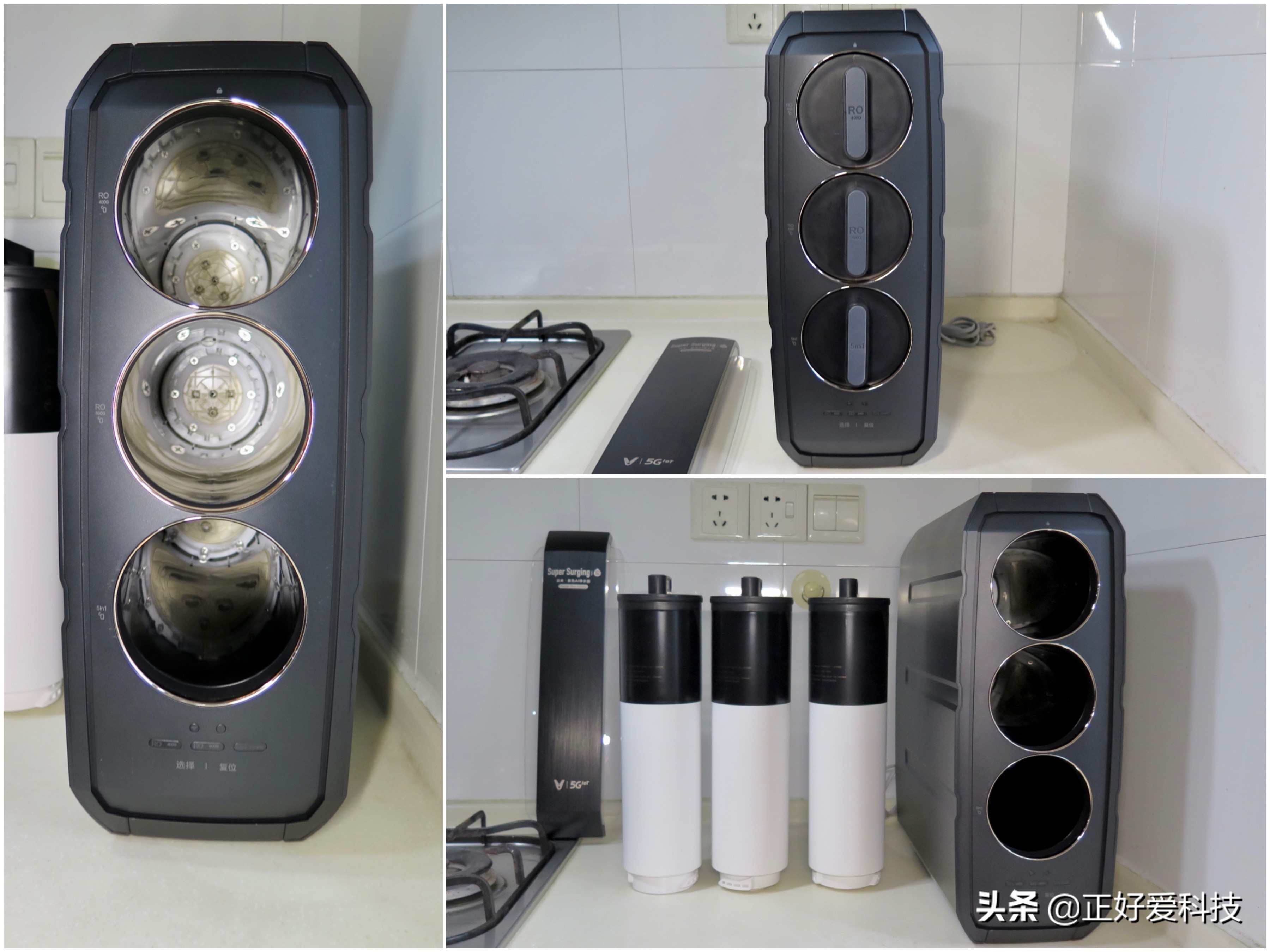 双RO滤芯，通量更大、出水更快，云米泉先SuperPro1200G净水器