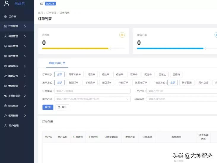 趣来达外卖功能,趣来达外卖跑腿小程序