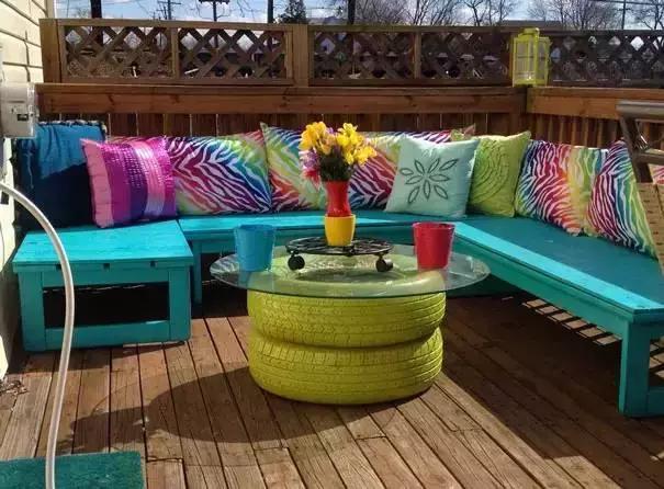 旧轮胎千万别扔变废为宝,旧轮胎不割怎么样做花盆