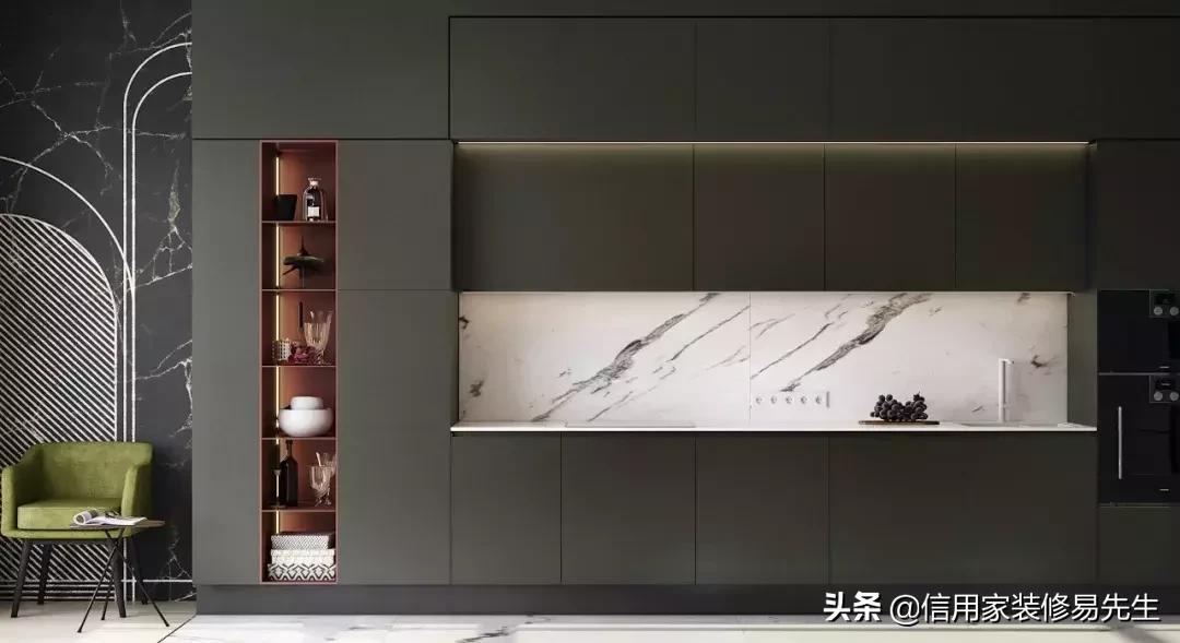 橱柜都有什么颜色好看的,橱柜白色台面配什么颜色的门好看