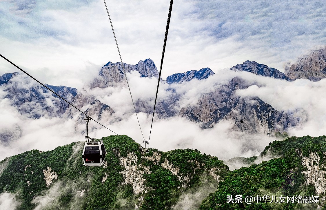 华山西峰索道2020,华山西峰索道今日客流量