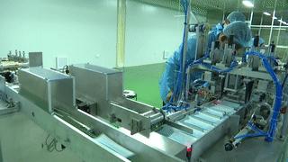 武威市首条一次性医用口罩生产线开始试生产