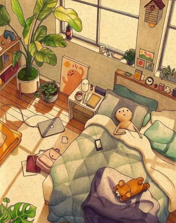 插画师孤独,插画孤独作品