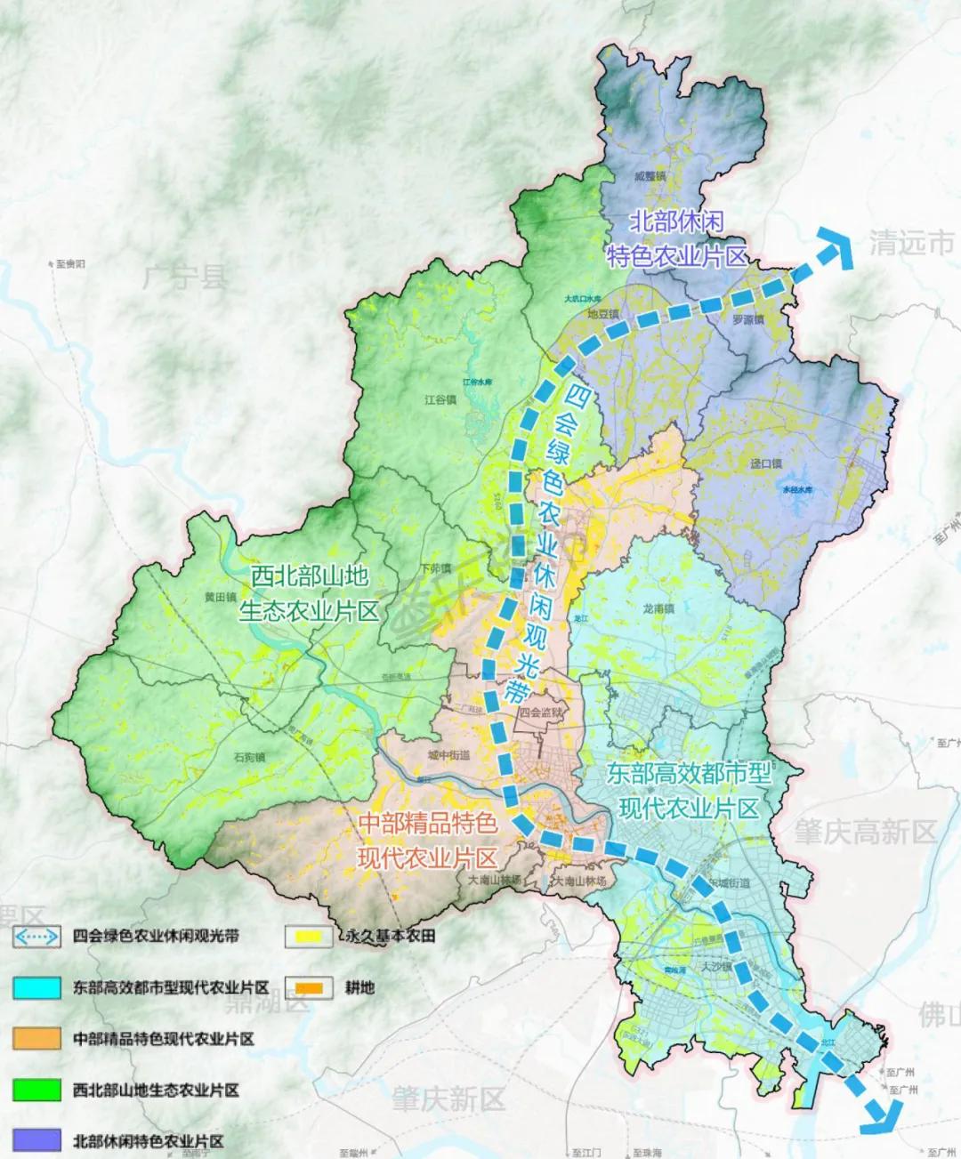 广东四会城市未来规划图,四会大湾区规划图