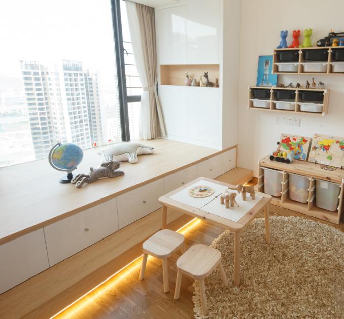 装修入住两年后的经验,好看实用的阳台榻榻米