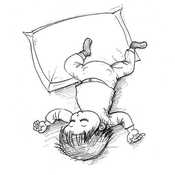 「曾经的热图，你可还记得」木朵儿爸爸给女儿画过的萌萌睡姿百图