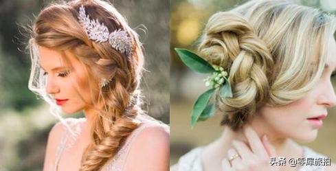 适合拍婚纱照的清新新娘发型，让你美得更加优雅