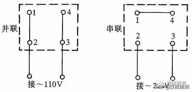 变压器和交流接触器的接线方法,三相电机接触器加继电器接线图