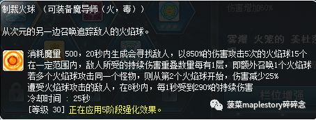 冒险岛手游火毒法师技能,冒险岛火毒法师少林寺