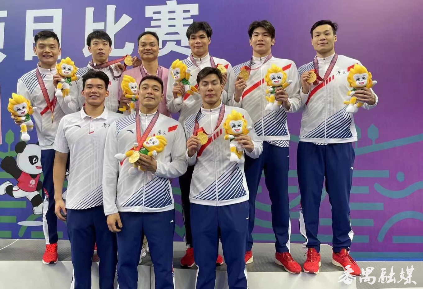广东省运会水球比赛,广东水球队夺冠