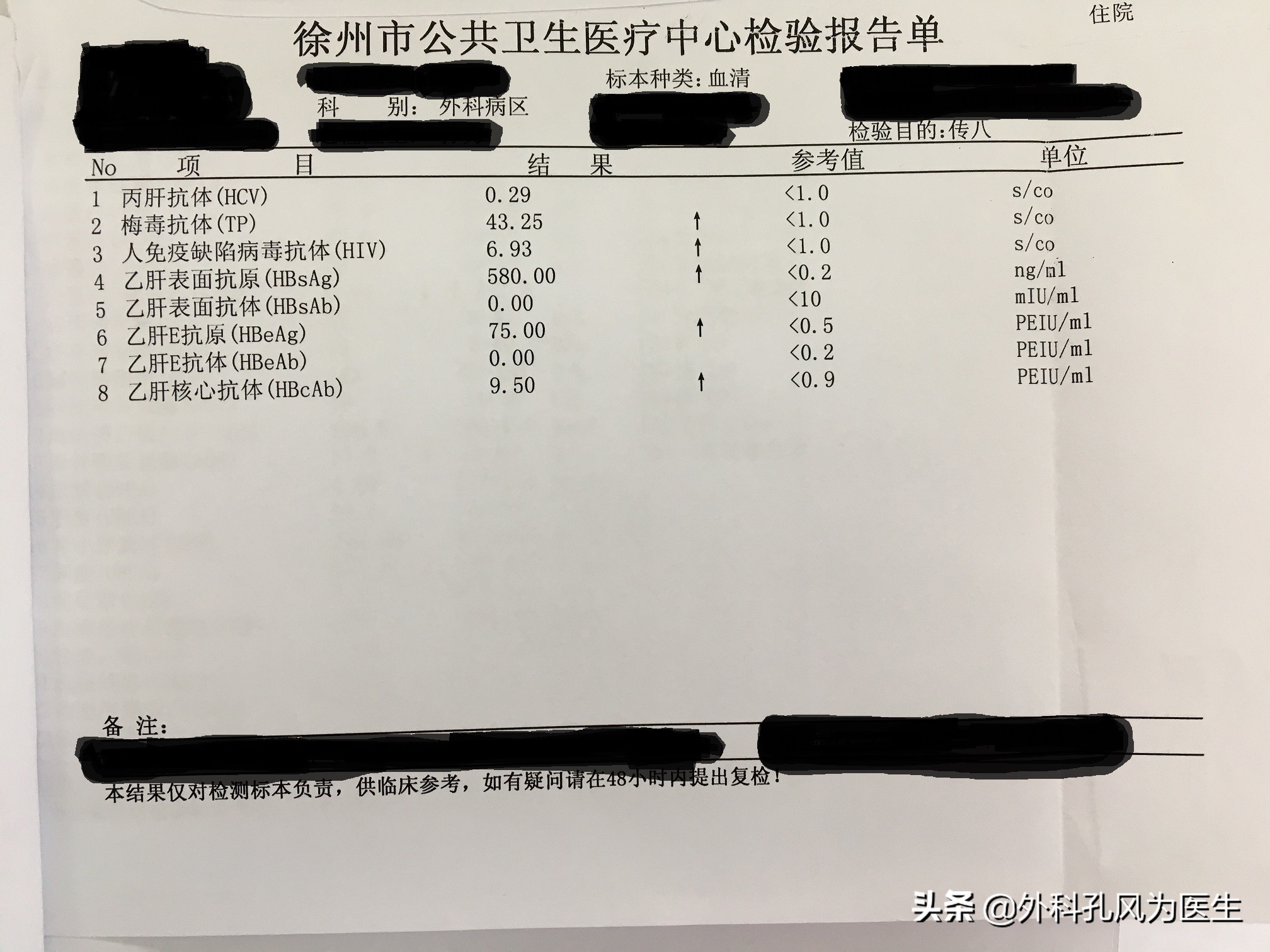 能看懂化验单的医生,传染病检测结果怎么看