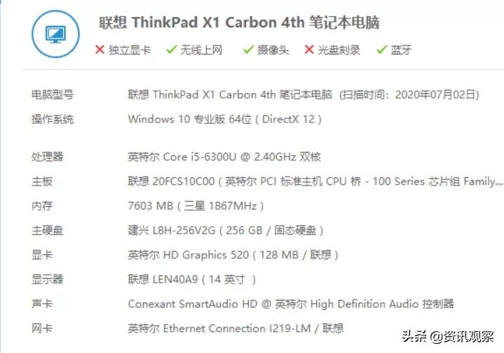 thinkpad二手两千,thinkpad二手笔记本套路