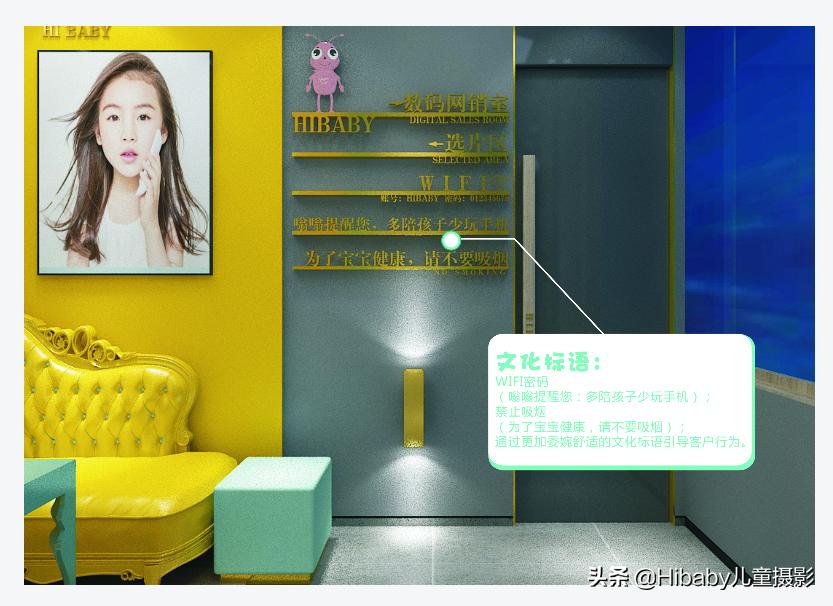 古装摄影店装修设计,儿童摄影装修设计图