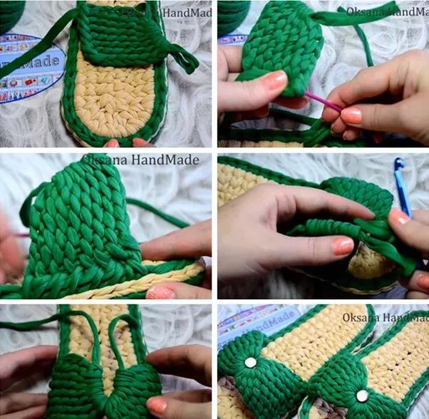 diy手工制作拖鞋,自制小拖鞋手工