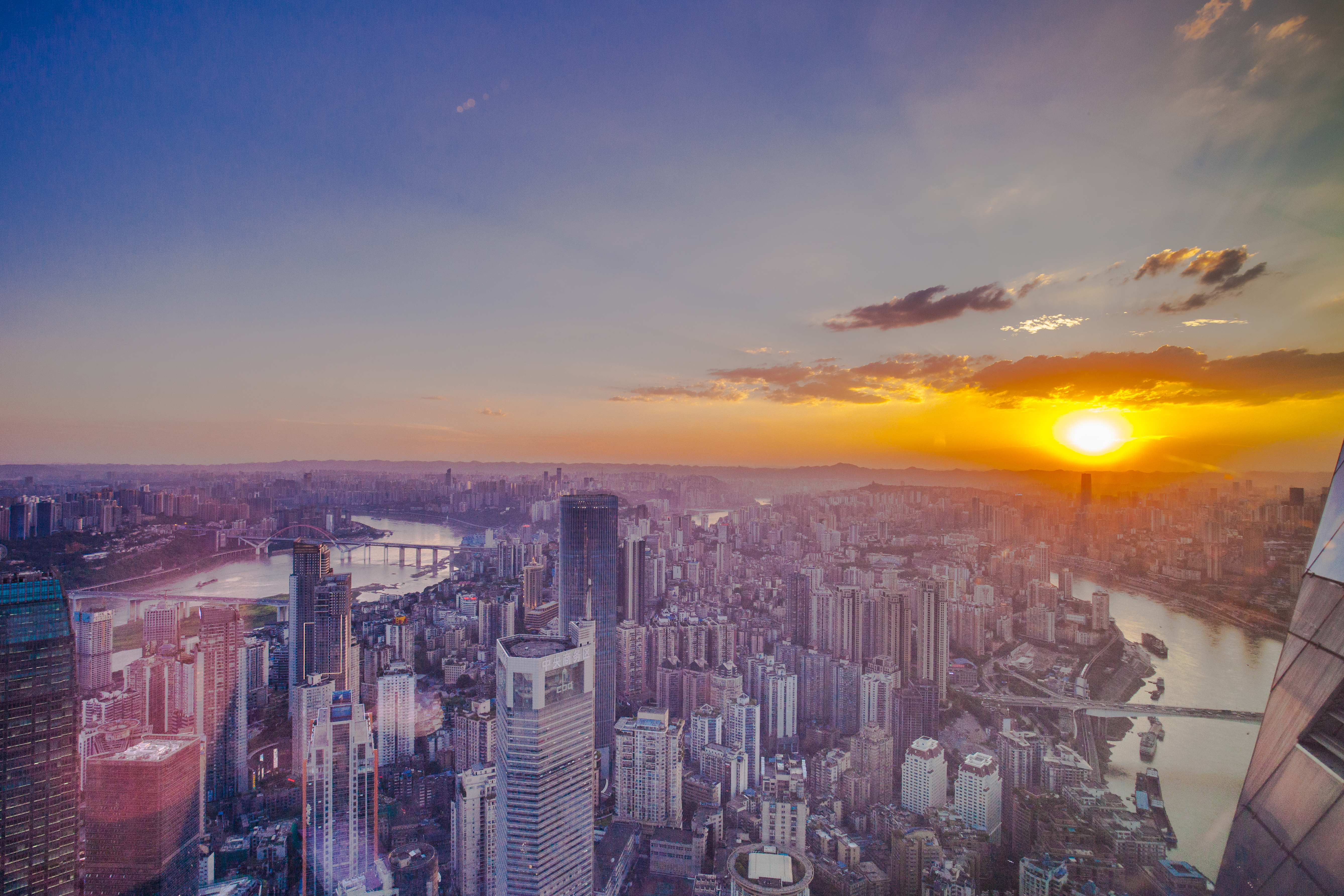 重庆白天风景,重庆曼哈顿震撼天际线
