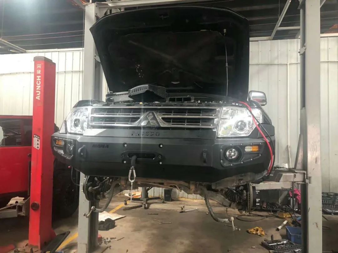 山猫帕杰罗避震测试,山猫帕杰罗变速箱升级