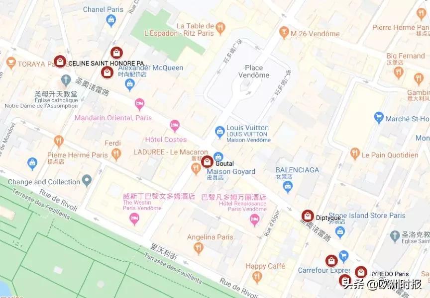 这份巴黎小*香众**水地图请打包带走，传说常年断货你都可以拥有