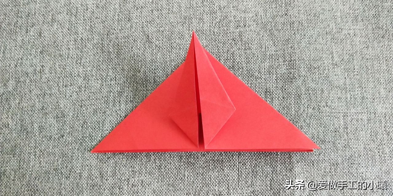 四瓣花折纸,四瓣花手工折纸视频简单