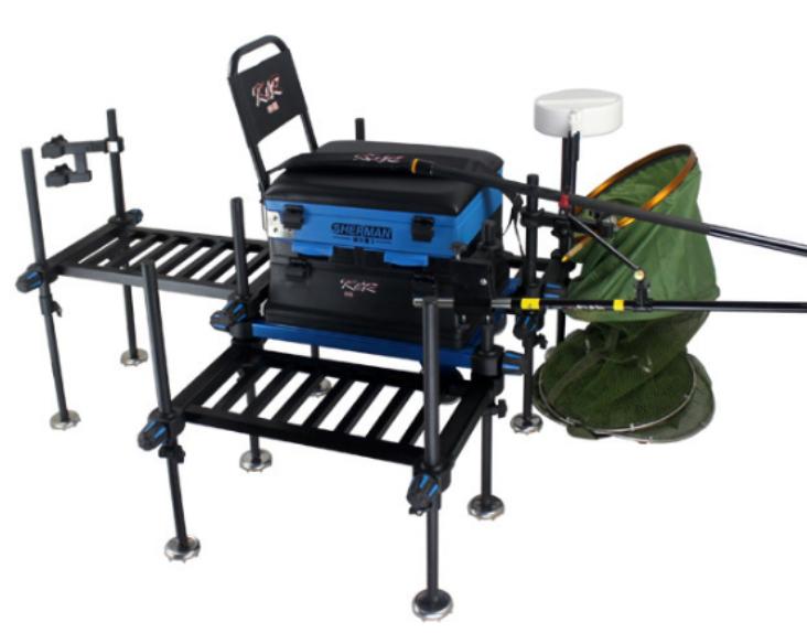 可以安装炮台架的钓箱,多功能钓鱼箱让你的钓鱼更有品位