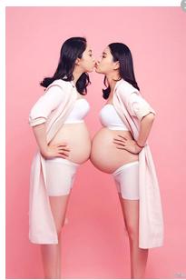 明星孕妈妈照,明星怀孕拍孕肚照