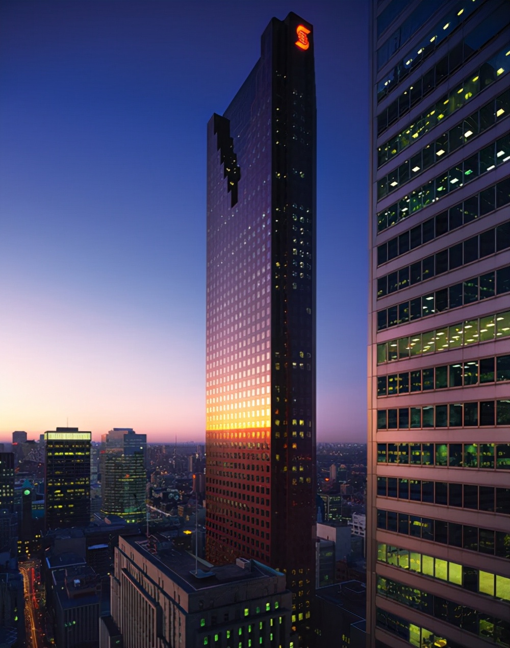 以银行总部看全球GDP前十强——中美摩天楼引领，德意高度均超200