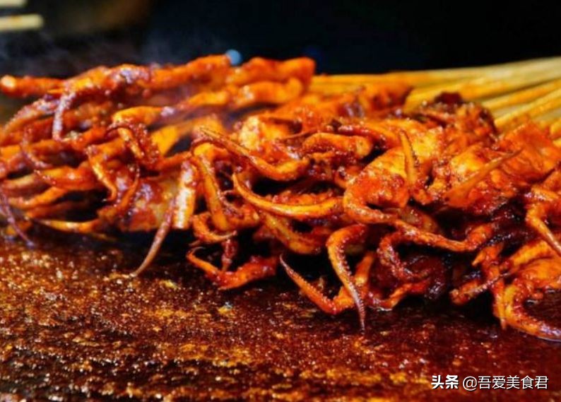 商用铁板鱿鱼制作,铁板鱿鱼烧烤技术