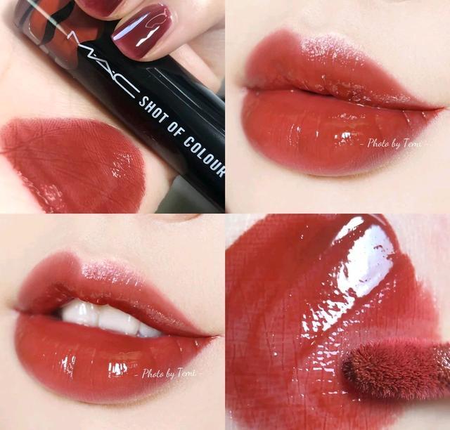 mac口红显少女气质,mac新款磨砂透明壳口红试色