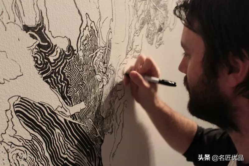 墙壁简单又好看的墙绘,手绘高级感墙面