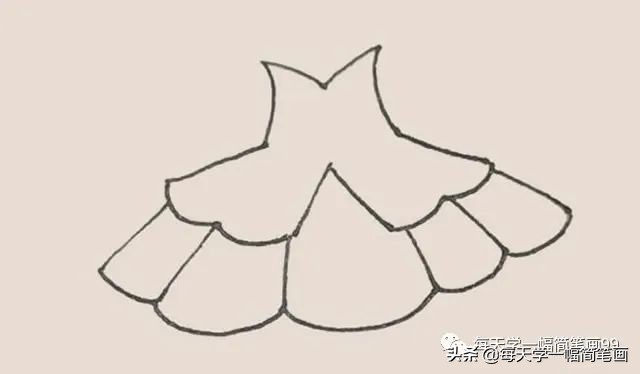 简笔画背带裙,简笔画教程大全书包