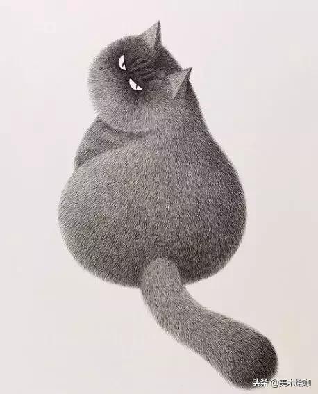 他用一支5块钱的针管笔“撸猫”，17万网友直呼：这猫要活了